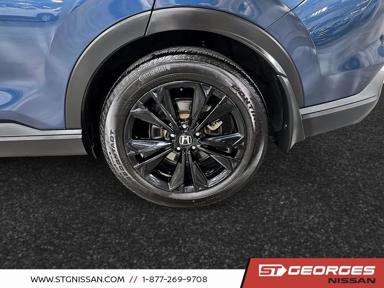 Honda CR-V hybride 2024 Bleu Saint-Georges - photo #6
