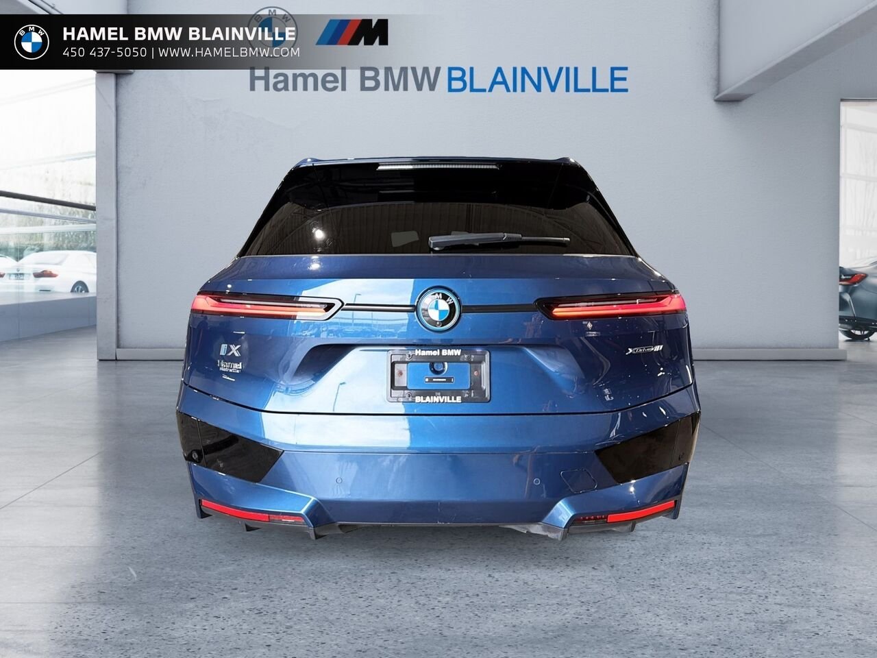 BMW iX xDrive40 véhicule d'activités sportives 2024 Bleu Blainville - photo #2