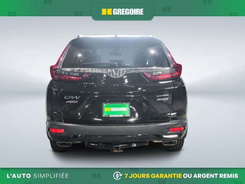 Honda CRV 821158 | Black Edition AWD AUTO A/C MAGS CUIR TOIT NAV CAM 2021 Noir Laval - photo #5