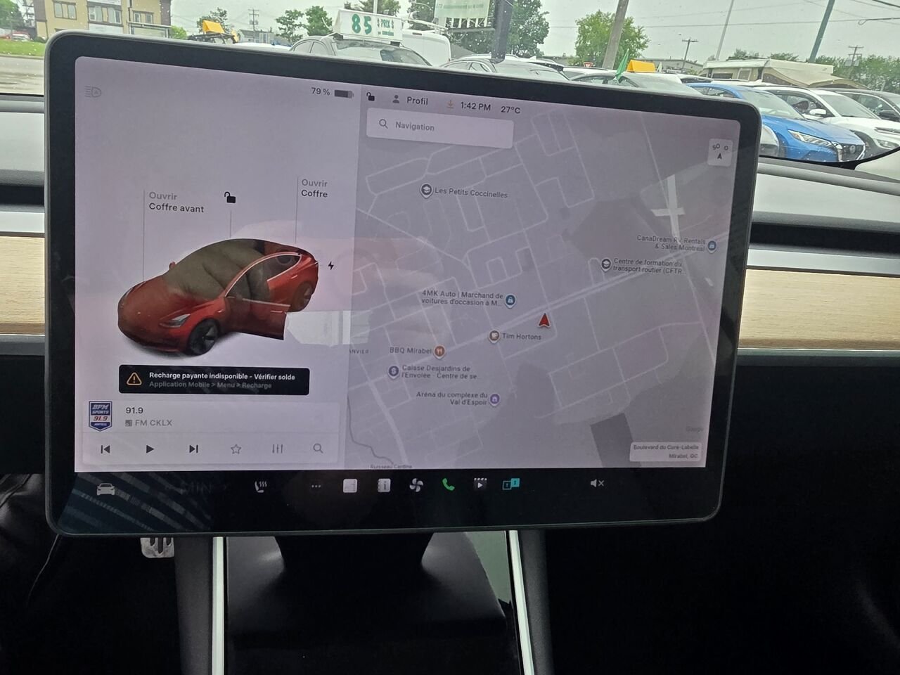 Tesla Model 3 2020 Rouge Longueuil, - photo #10