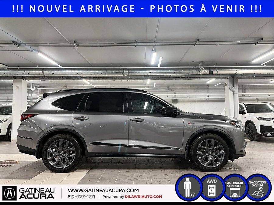 Acura MDX *** UN PROPRIO + CLEAN CARFAX *** 2023 Gris