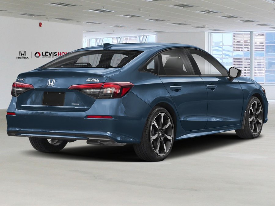 2026 Honda CIVIC SDN TOURING HYBRID 2026 BLEU OC ANIQUE NACR (B-645P)-NOIR