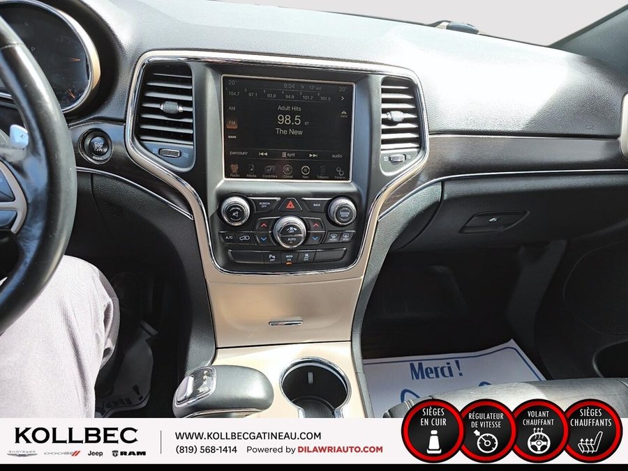 2014 JEEP GRAND CHEROKEE *** CLEAN CARFAX + BAS KILOMÉTRAGE *** Silver
