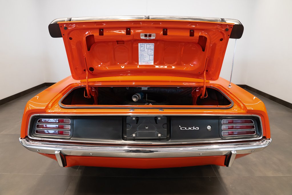 Plymouth AAR Cuda 1970 Orange Montréal - photo #41