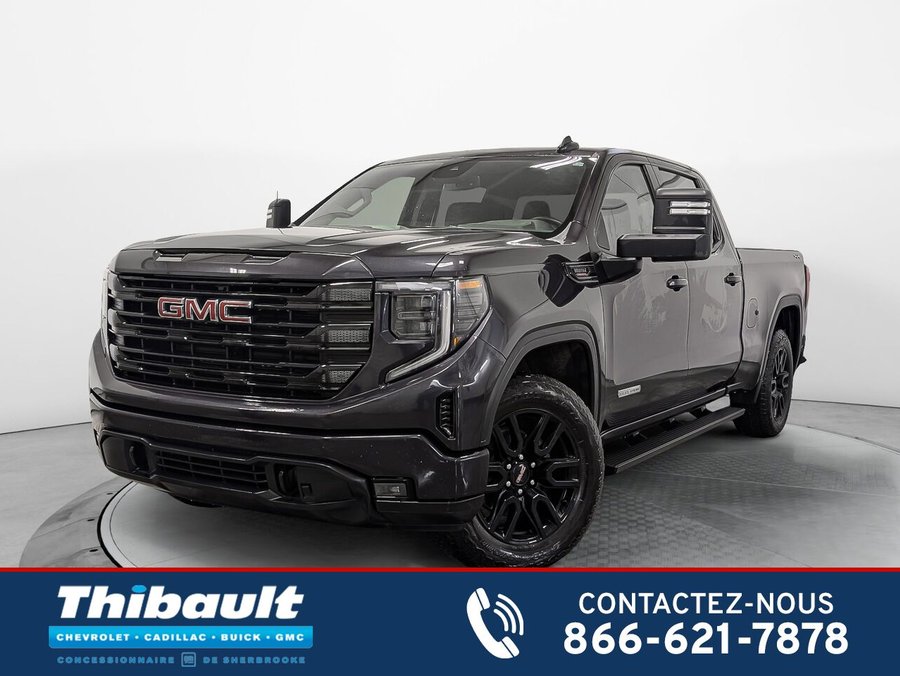GMC Sierra 1500 4WD Crew Cab Moteur 3.0L Diesel Sièges Chauffants 2022 Gris