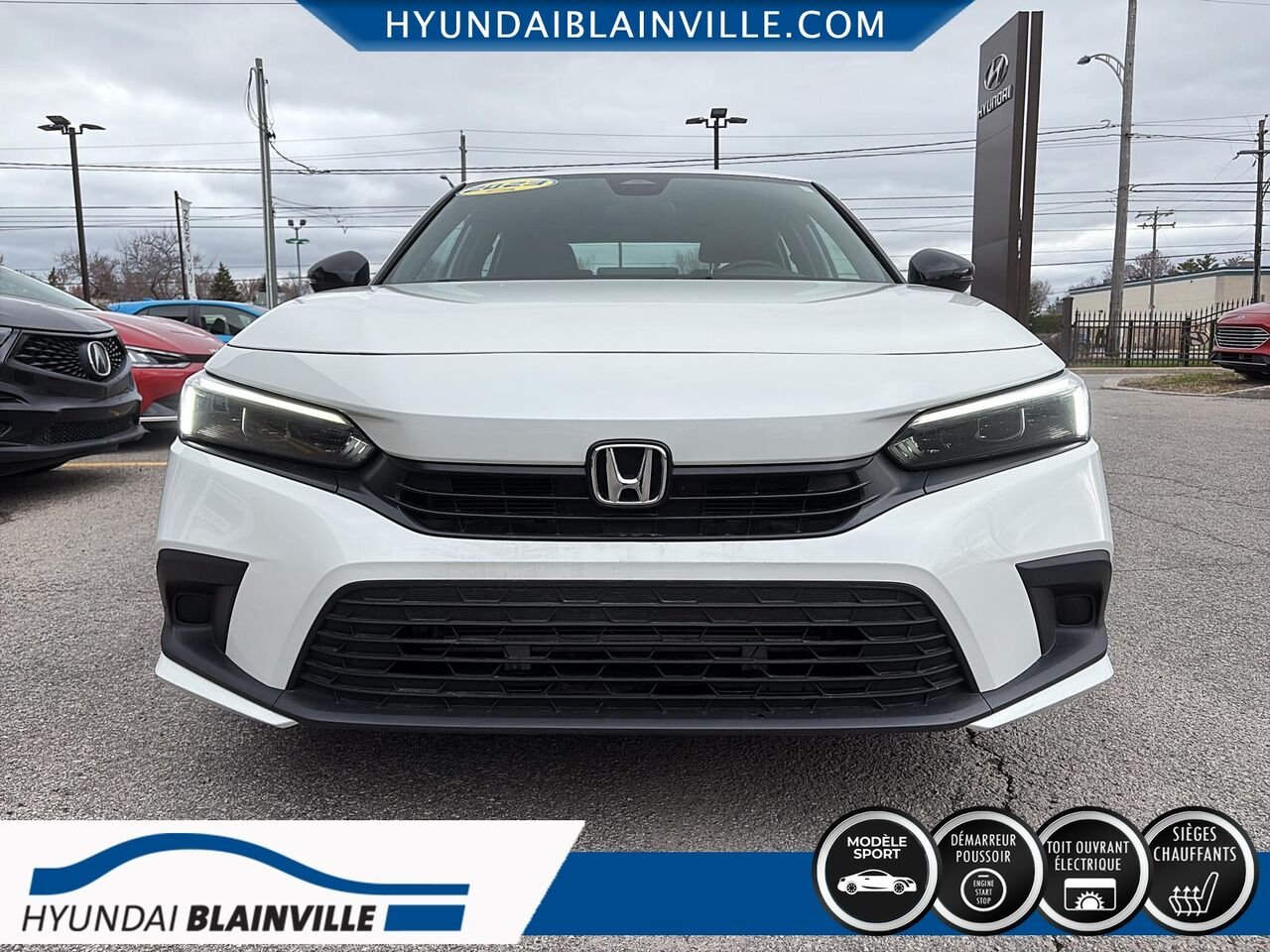 Honda Civic Berline 2023 Blanc Blainville - photo #1