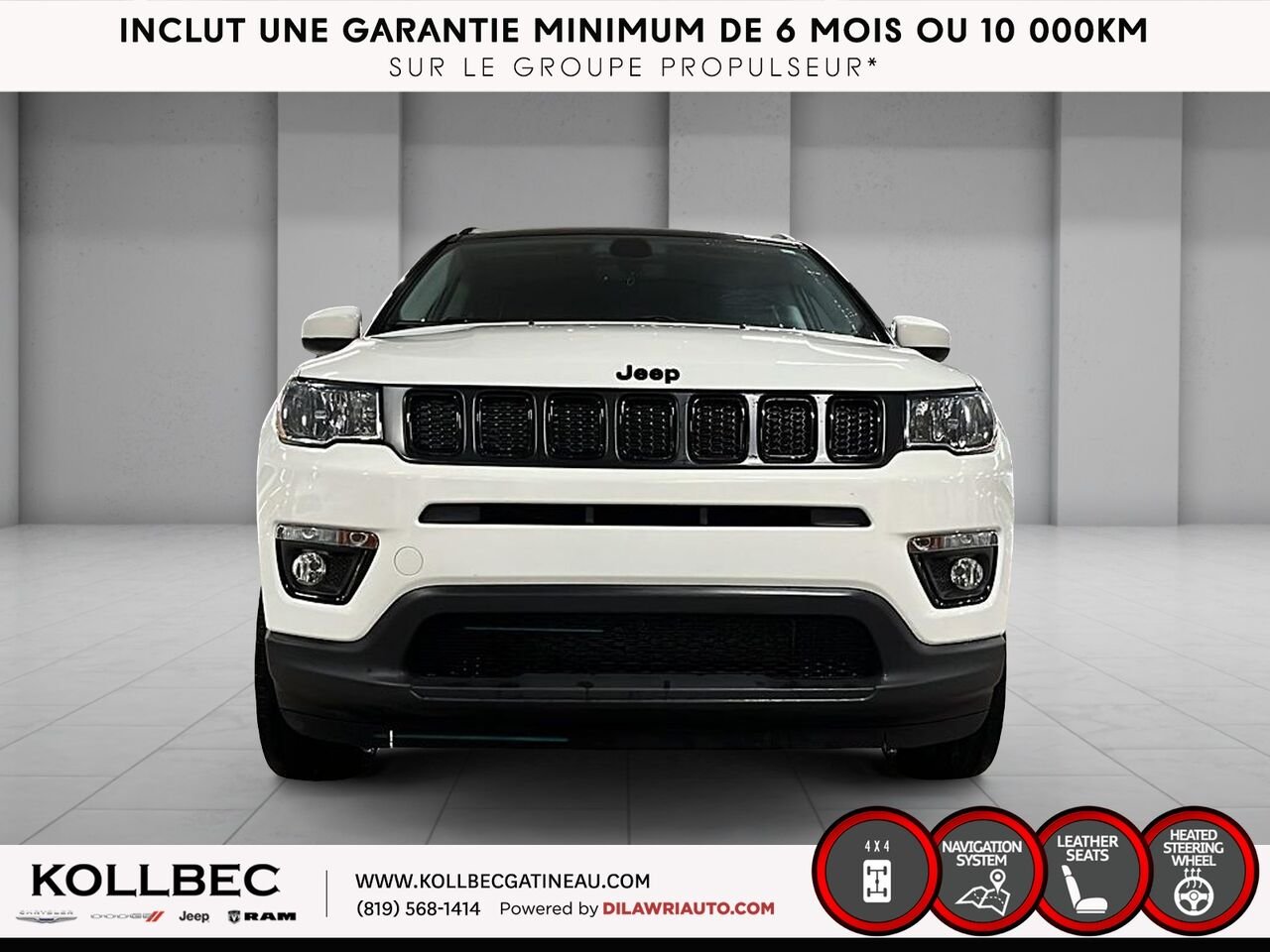 2020 Jeep Compass 25571 | NORTH AWD White Gatineau - photo #10