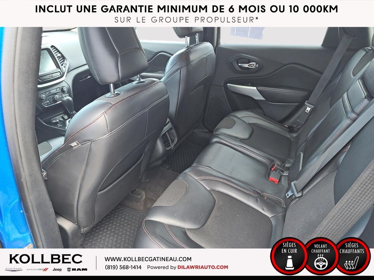 2018 JEEP CHEROKEE 24121 | Trailhawk 4x4 Blue Gatineau - photo #22