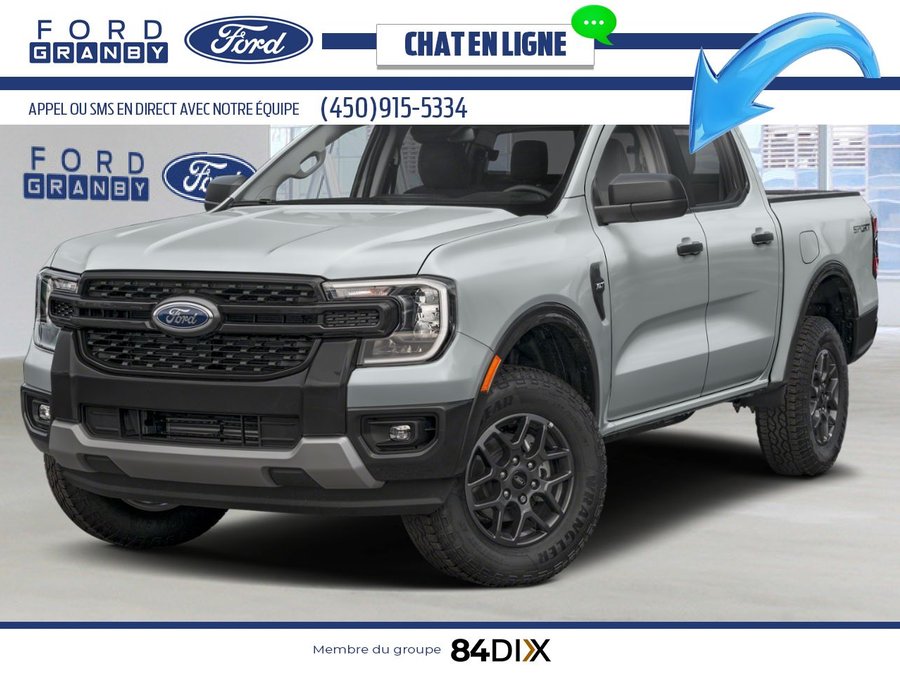 Ford Ranger XLT cabine SuperCrew 4RM caisse de 5 pi 2026 Avalanche