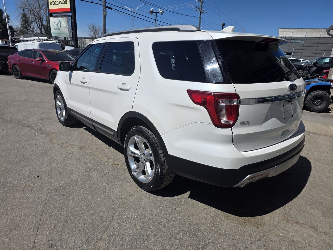 2017 Ford Explorer White  - photo #3