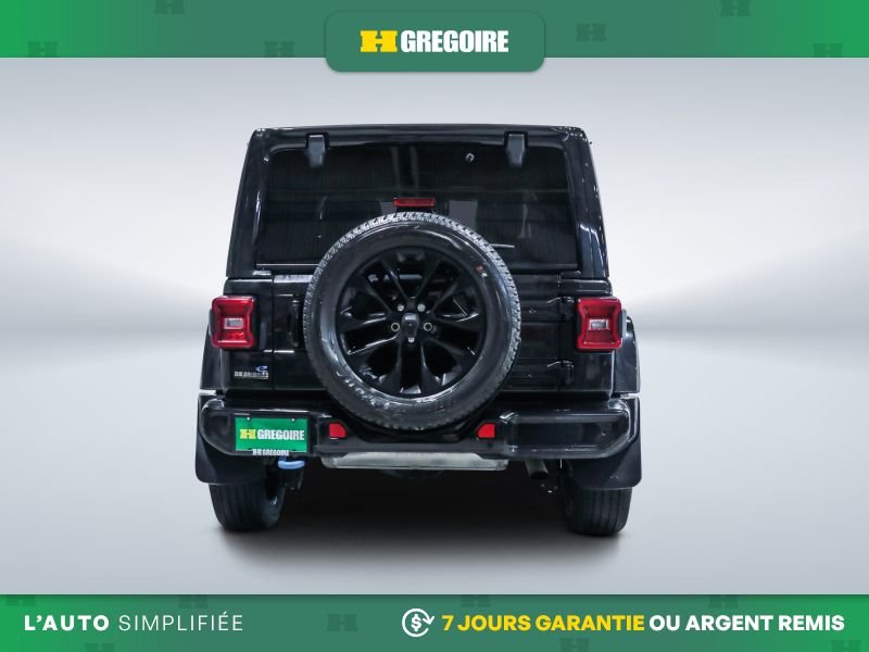 Jeep Wrangler 724710 | 4XE UNLIMITED HIGH ALTITUDE 4WD CUIR 2021 Noir Laval - photo #7