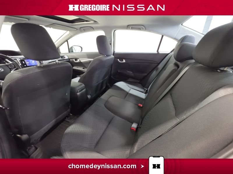 2015 Honda Civic Grey Blainville - photo #26