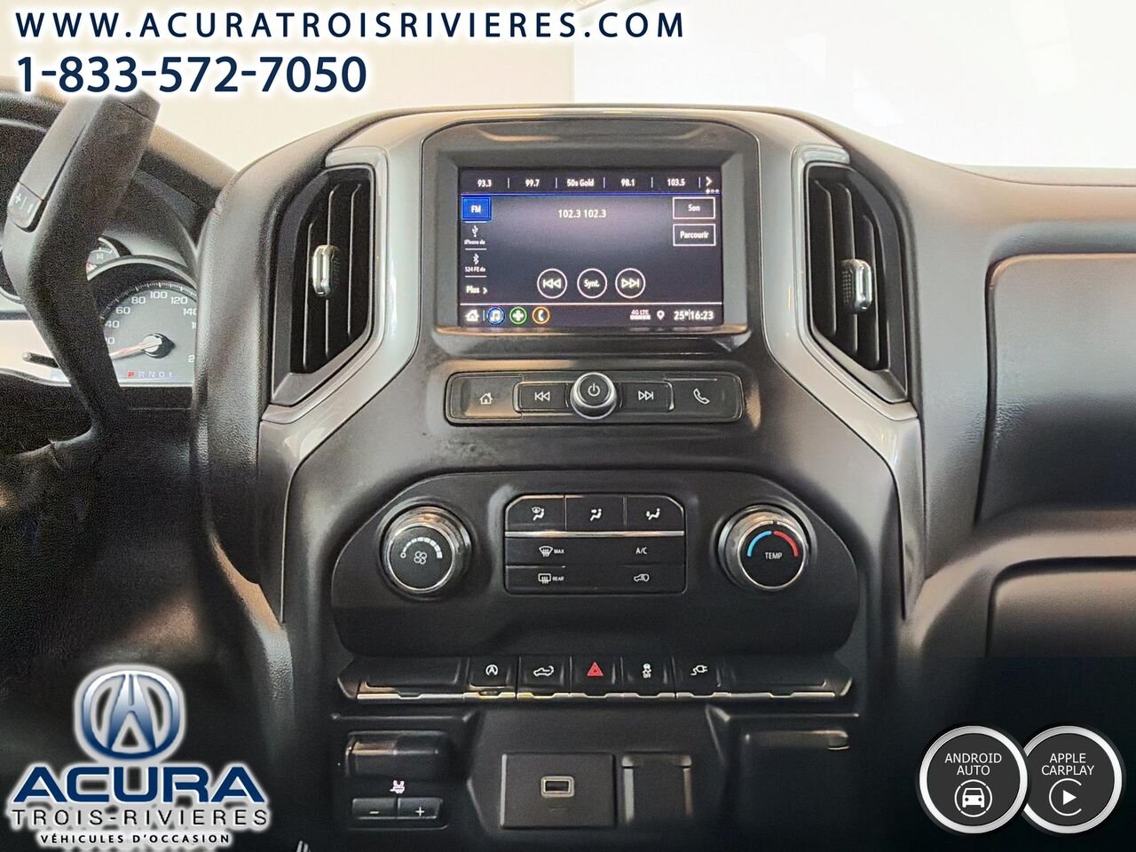 Chevrolet Silverado 1500 CUSTOM BOITE COURTE 2020 Blanc Trois-Rivières - photo #24