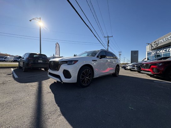 MAZDA CX-70 hybride léger Signature TI 2025 Blanc rhodium métallisé