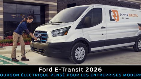 Ford E-Transit : le fourgon électrique pensé pour les entreprises de Lanaudière