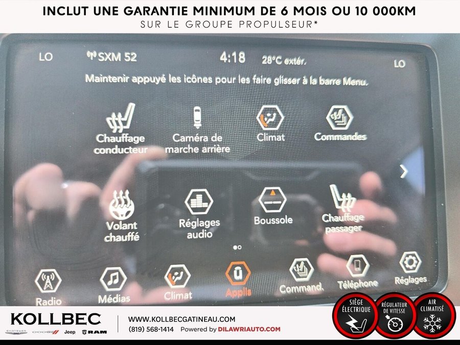 JEEP CHEROKEE *** UN PROPRIO + CLEAN CARFAX + BAS KILOMÉTRAGE*** 2019 Blanc