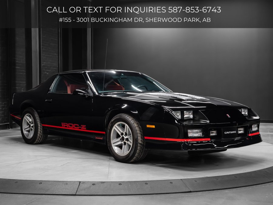 1986 Chevrolet Camaro 1986 Black