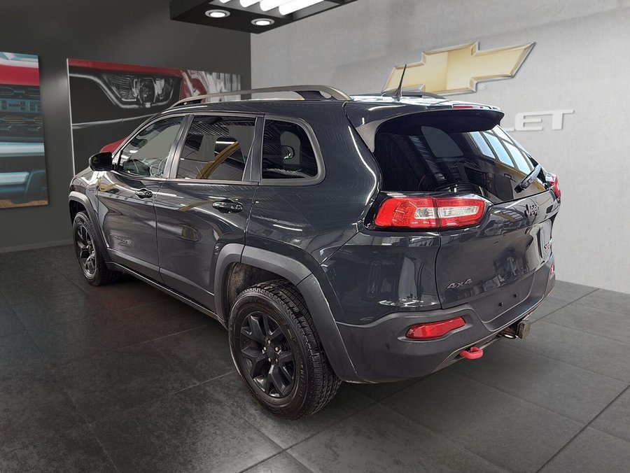 JEEP CHEROKEE + TRAILHAWK 4WD + GARANTIE DISPONIBLE 1-2-3 CHANCE AU CREDIT ! 2016 Gris