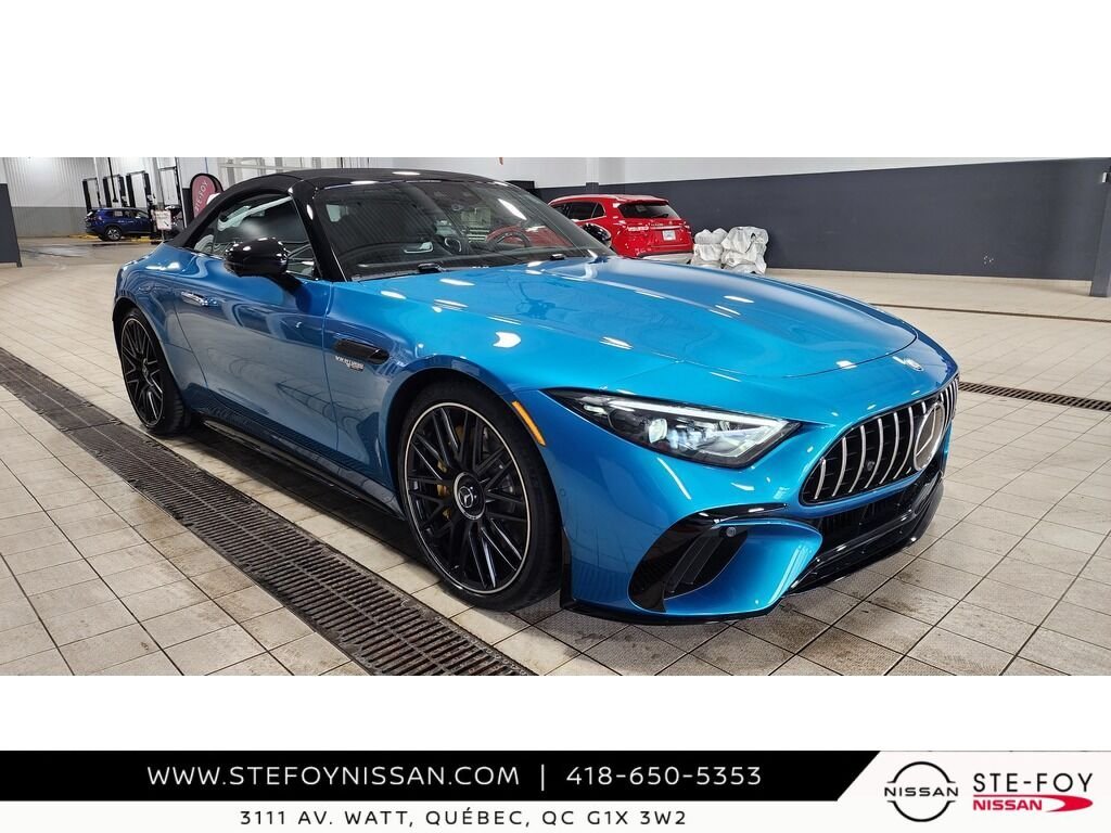2023 Mercedes-Benz SL-Class AMG SL 63 Roadster IMPECCABLE COMME NEUF Blue Ste-Foy - photo #2