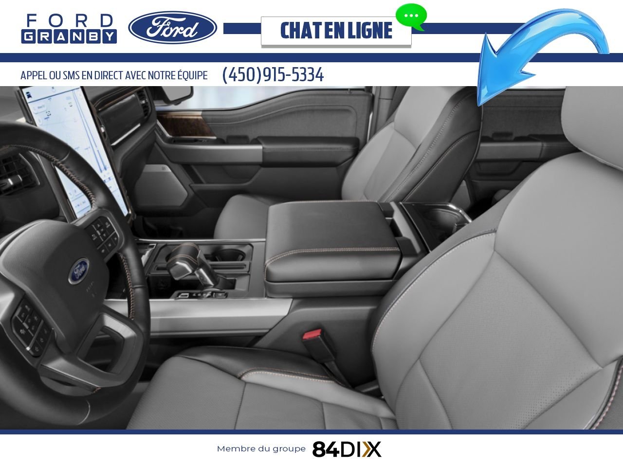 Ford F-150 Lightning 2025 Noir agate métallisé Granby - photo #8