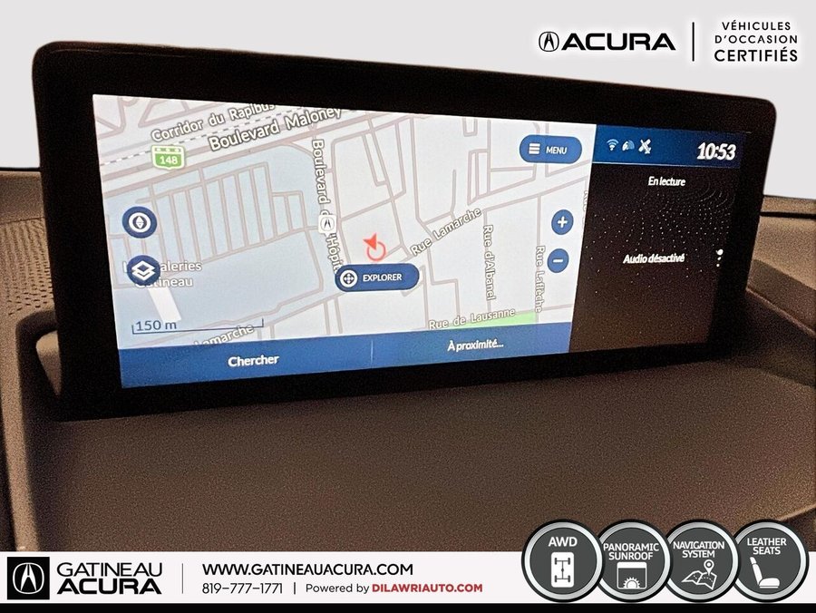 Acura RDX *** UN PROPRIO + CLEAN CARFAX + BAS KILOMÉTRAGE*** 2024 Noir