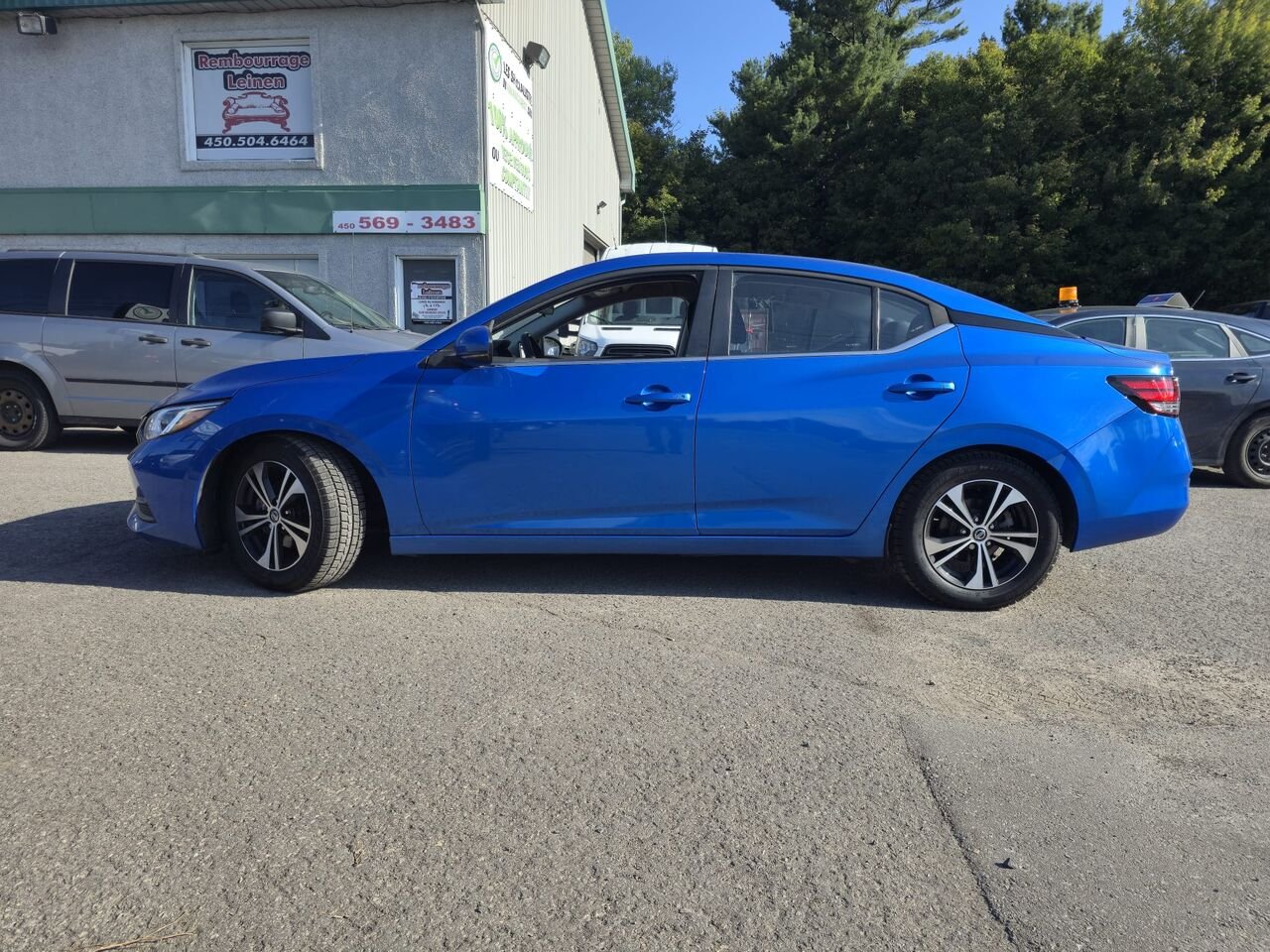 2020 Nissan Sentra Blue  - photo #1