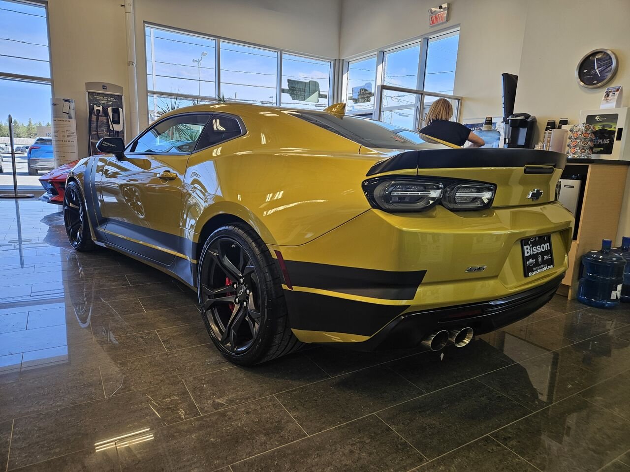 Chevrolet Camaro Coupé 2 portes 1SS 2024 Jaune Thetford Mines - photo #4