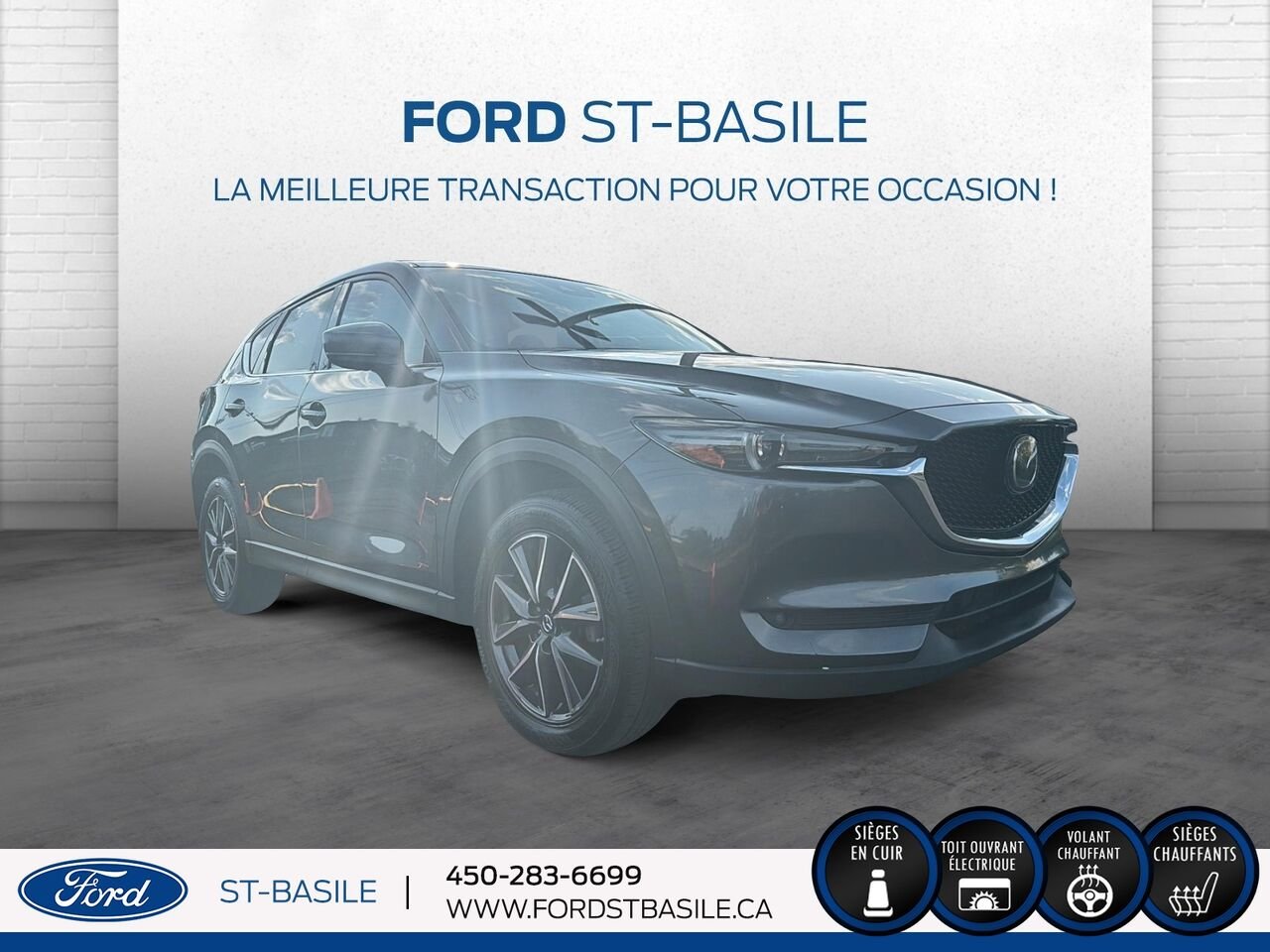 MAZDA CX-5 2017 Gris Saint-Basile-le-Grand - photo #10