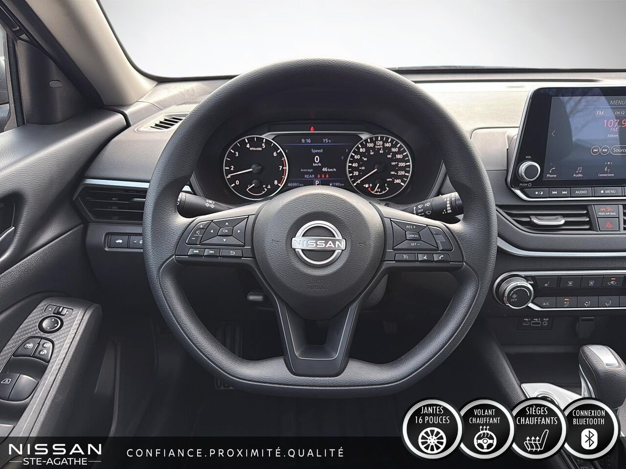 2025 Nissan Altima AWD | DÉRAREUR À DISTANCE | CARPLAY | UN SEUL PROPRIÉTAIRE Black Saint-Jérôme - photo #10