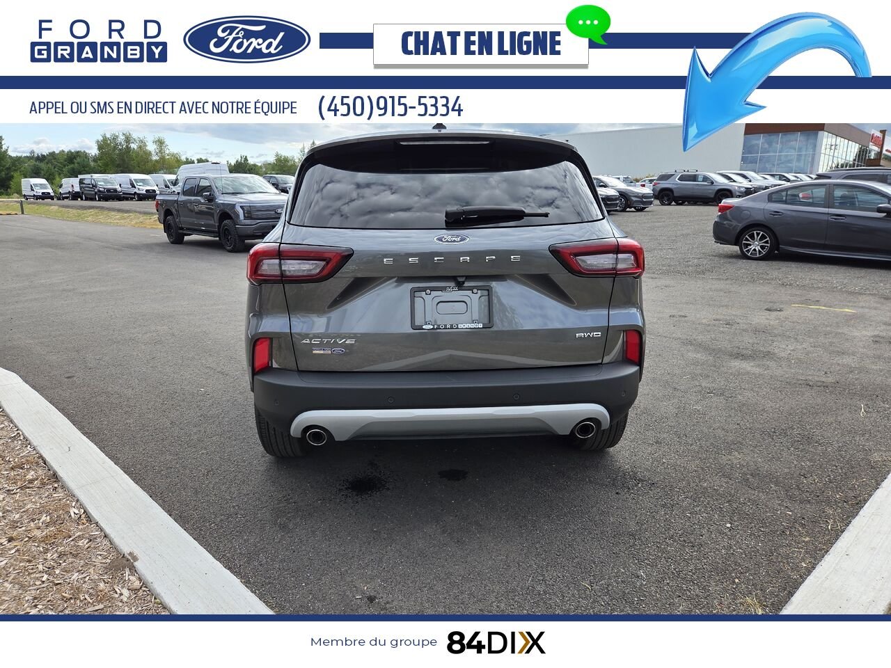 Ford ESCAPE 2024 Gris Granby - photo #5