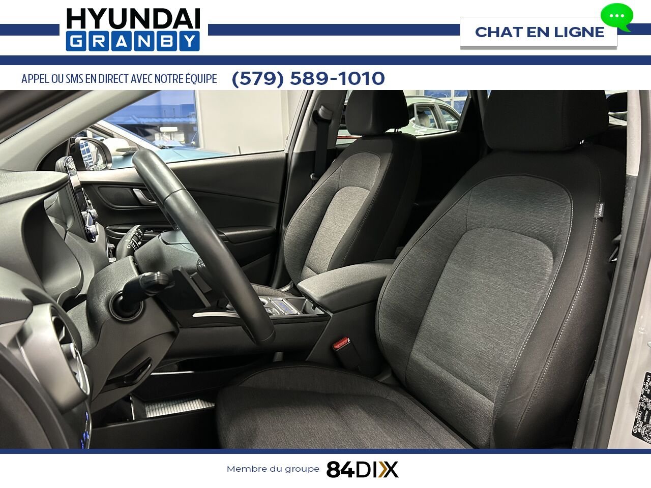 Hyundai Kona électrique 2023 Gris Granby - photo #12