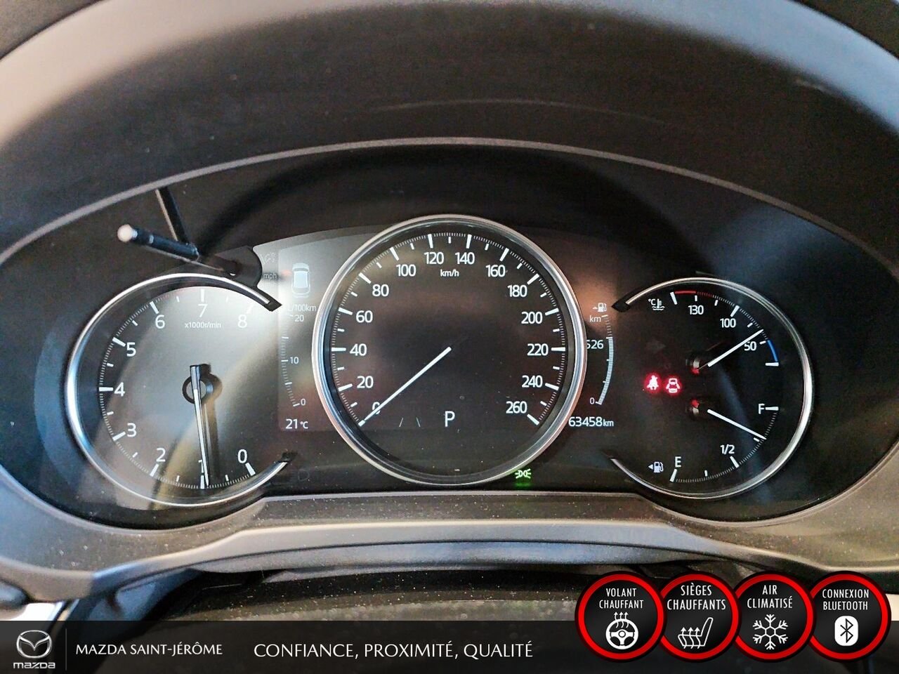 2024 Mazda CX-5 GS TI sans désactivation de cylindres Red Saint-Jérôme - photo #16