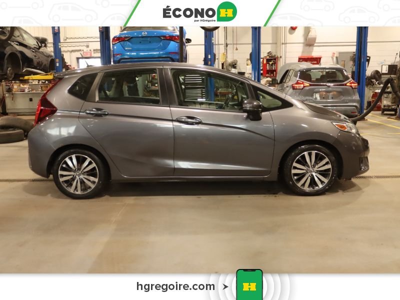 Honda Fit 821506 | EX-L AUTO A/C CUIR TOIT NAV MAGS 2015 Gris Laval - photo #8