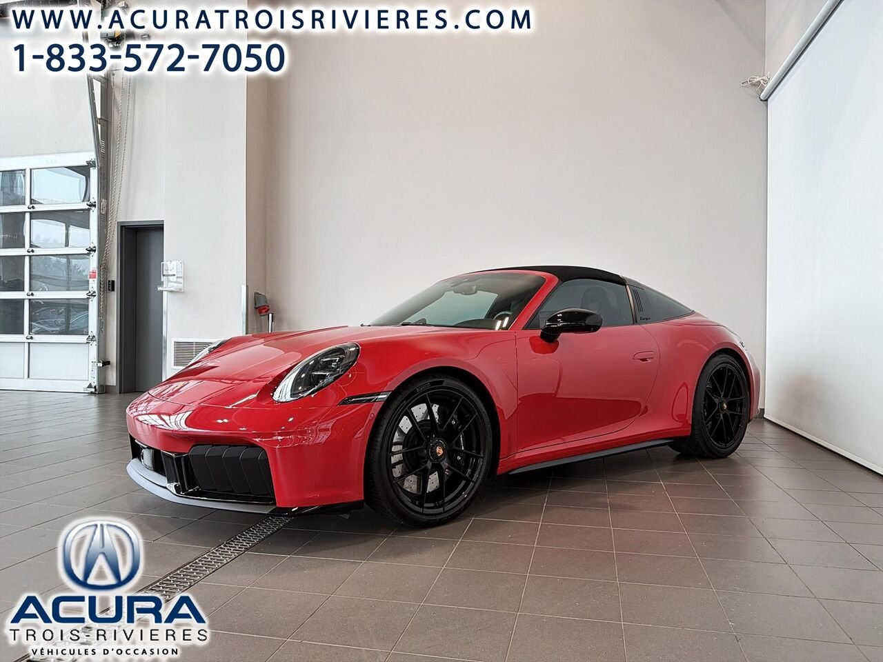 2026 Porsche 911 TARGA 4 GTS T-HYBRID Red Trois-Rivières - photo #8