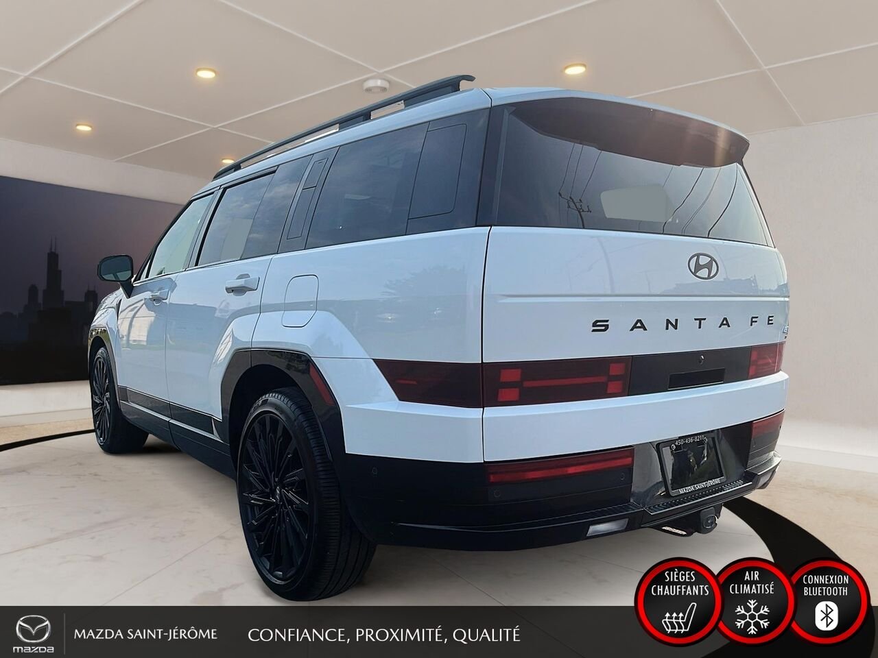 2024 Hyundai Santa Fe White Saint-Jérôme - photo #9