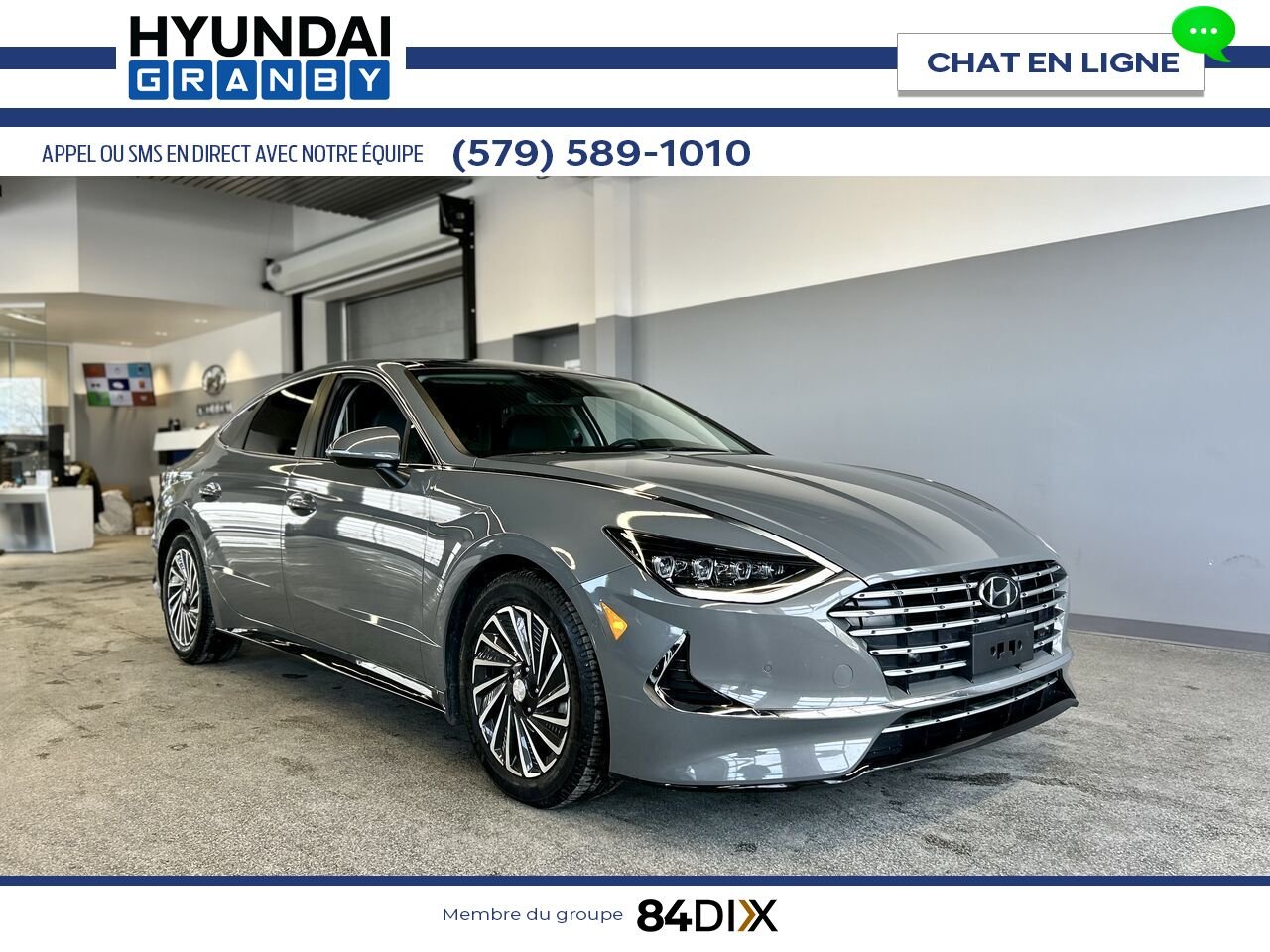 Hyundai Sonata Hybride 2023 Gris Granby - photo #0