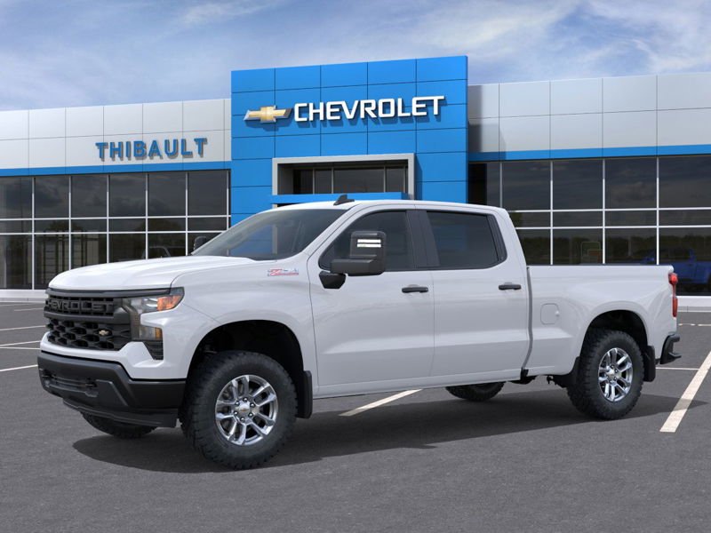 CHEVROLET SILVERADO 1500 WT cabine multiplace 4RM 147 po 2026 Blanc
