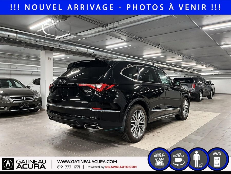 Acura MDX *** UN PROPRIO + CLEAN CARFAX *** 2024 Noir