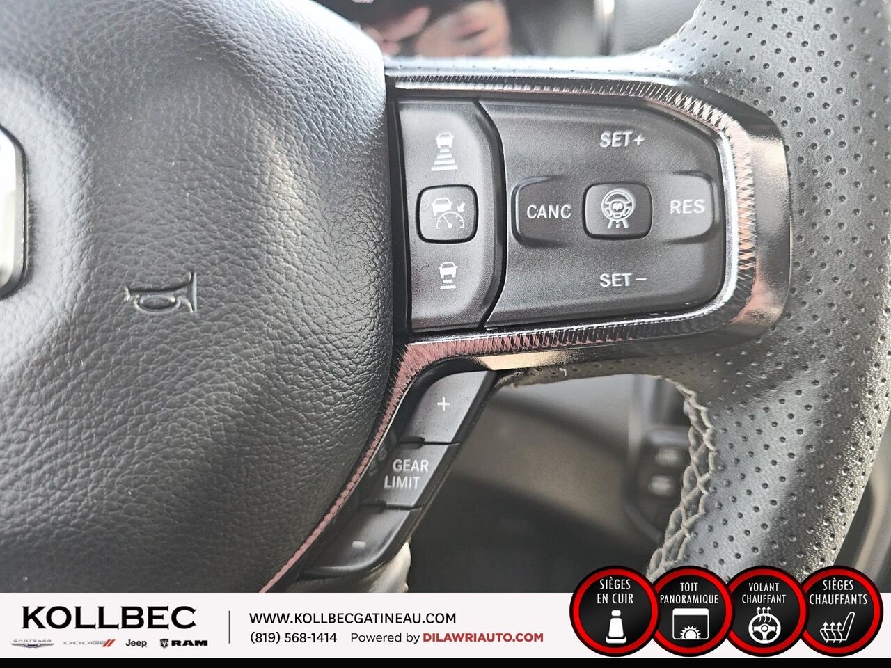 RAM 1500 SPORT Sport cabine d'équipe 4x4 caisse de 5 pi 7 po 2025 Noir Ottawa & Gatineau - photo #9