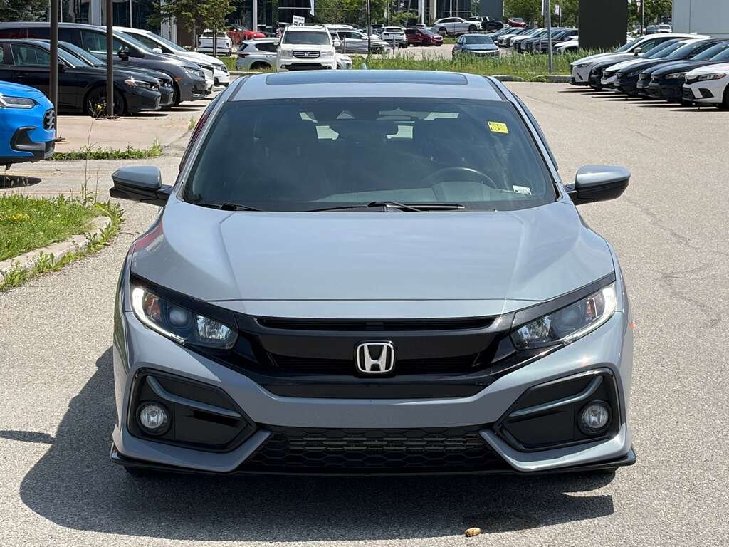 2021 Honda Civic Hatchback Sport CVT Grey Gatineau - photo #1