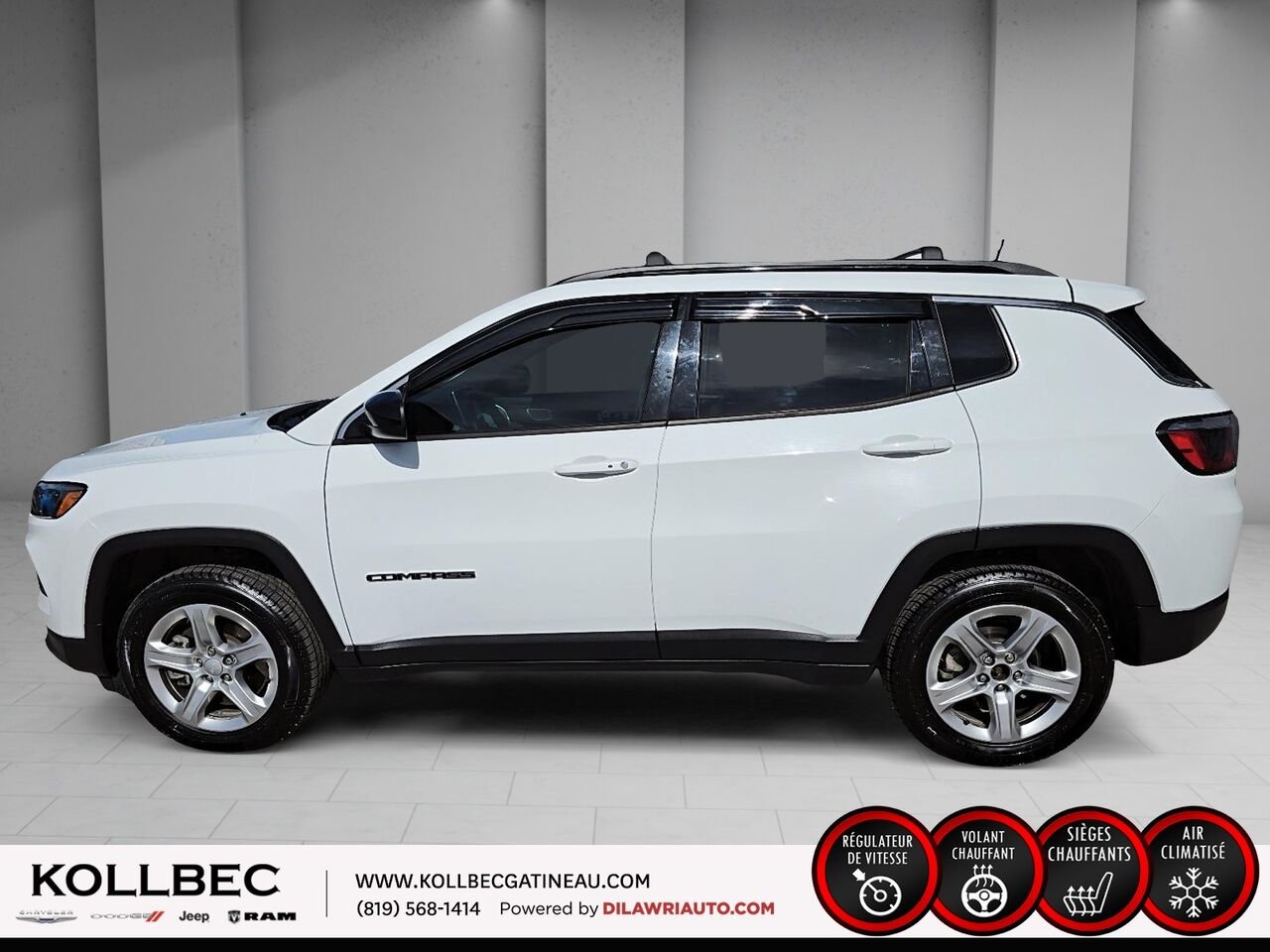 2023 JEEP COMPASS 223111 | North 4x4 White Gatineau - photo #18