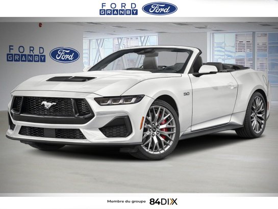 Ford Mustang GT haut niveau décapotable 2026 Blanc Oxford
