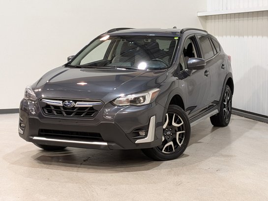 Subaru Crosstrek hybride rechargeable Limited Auto/Cuir/Volant chauffant/Toit ouvrant 2021 Gris foncé