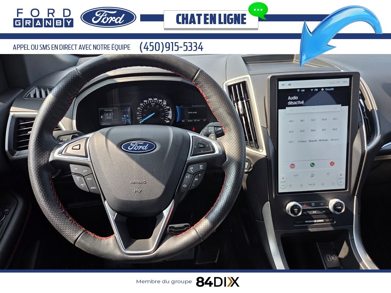 2024 Ford Edge White Granby - photo #9