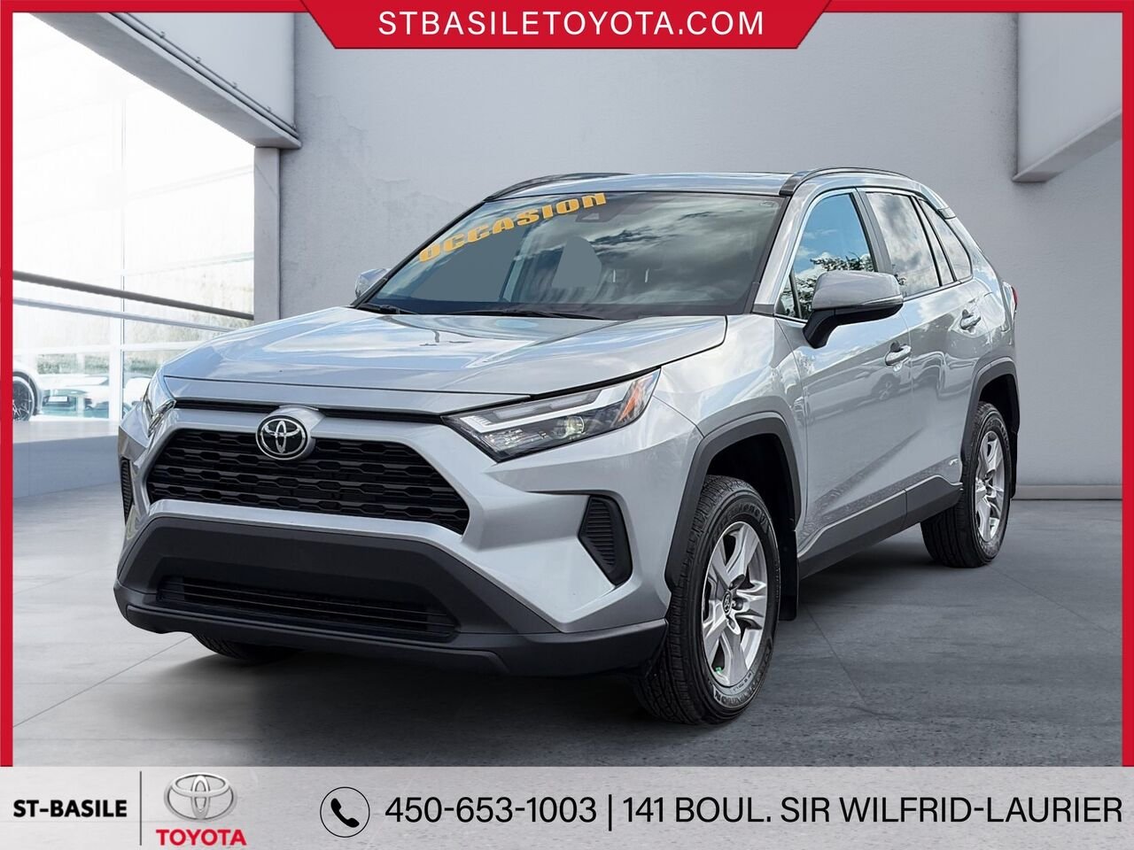 Toyota RAV4 Hybride 2025 Ciel argent métallisé Saint-Basile-le-Grand - photo #0