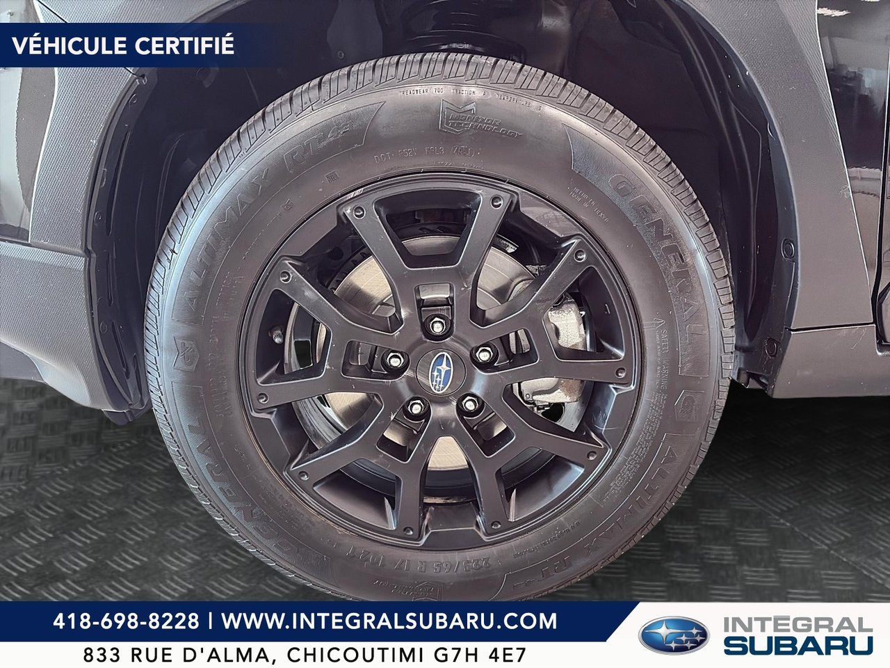 Subaru Crosstrek NIV 4S4GUHU62R3734372 2024 Noir Chicoutimi - photo #6