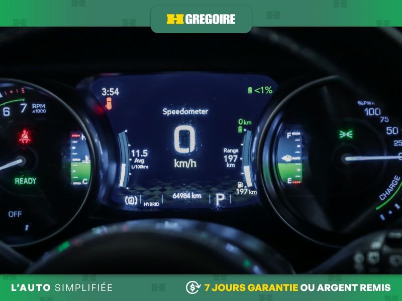 Jeep Wrangler 724710 | 4XE UNLIMITED HIGH ALTITUDE 4WD CUIR 2021 Noir Laval - photo #18