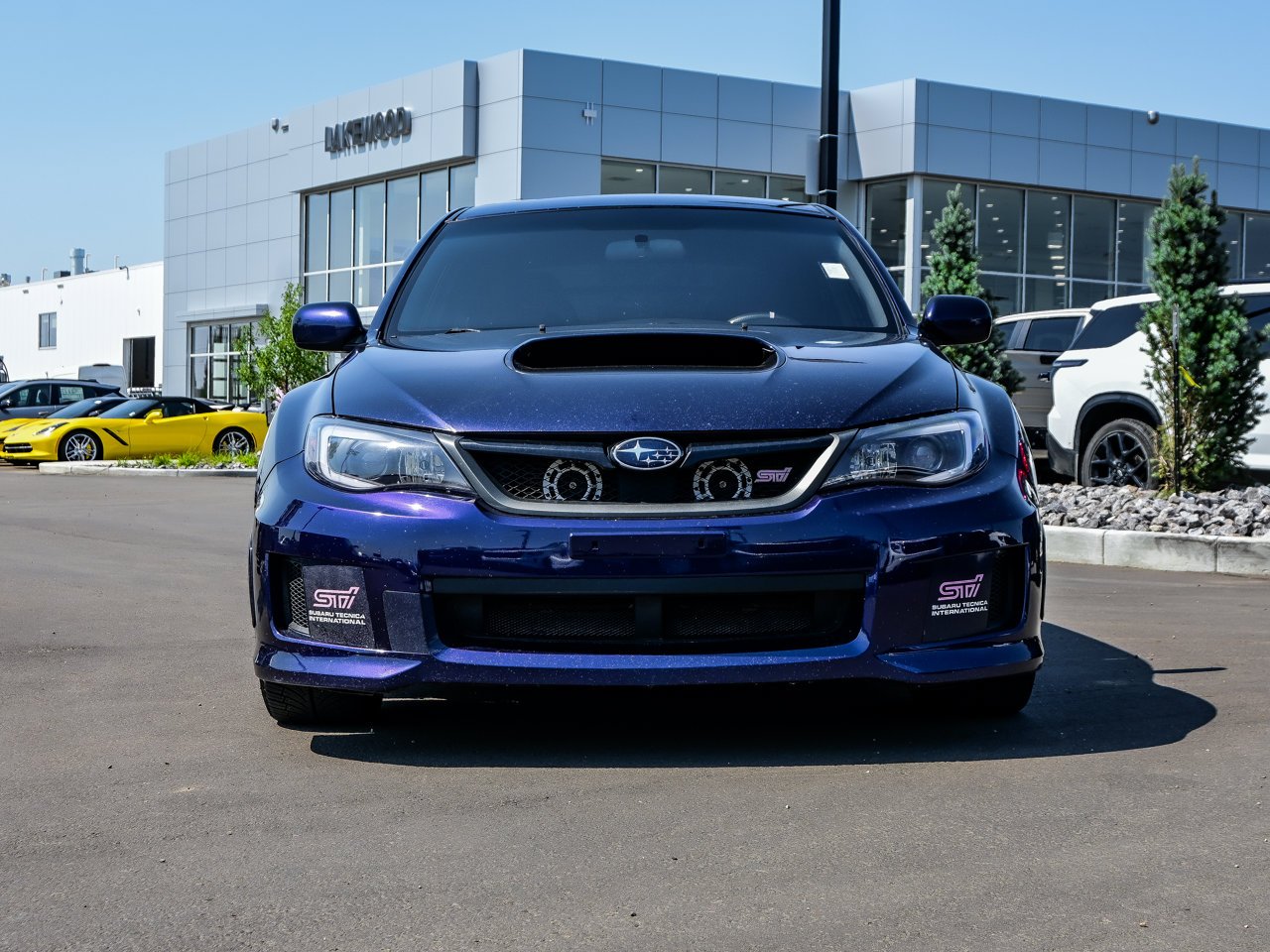 2011 Subaru Impreza 4dr Sdn WRX STI Blue Sherwood Park - photo #2