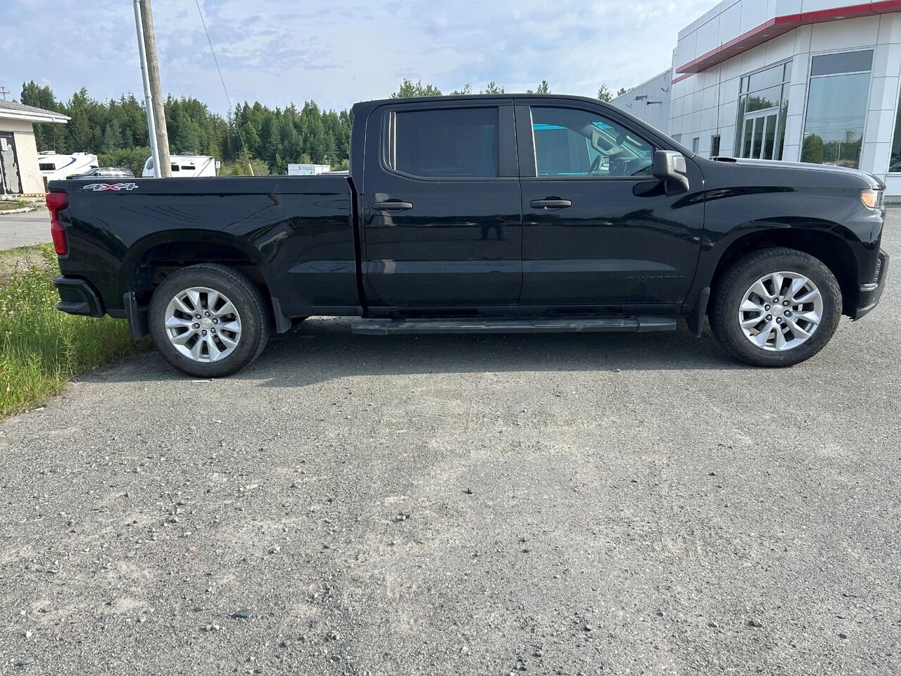 Chevrolet Silverado 1500 Custom cabine multiplace 4RM 157 po 2021 Noir Val-d'Or - photo #1