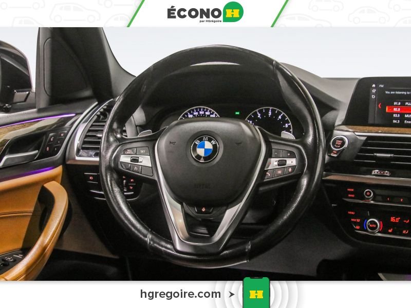 BMW X3 727822A | xDrive30i AUTO A/C CUIR TOIT NAV MAGS CAM BLUETOOT 2021 Noir Laval - photo #16
